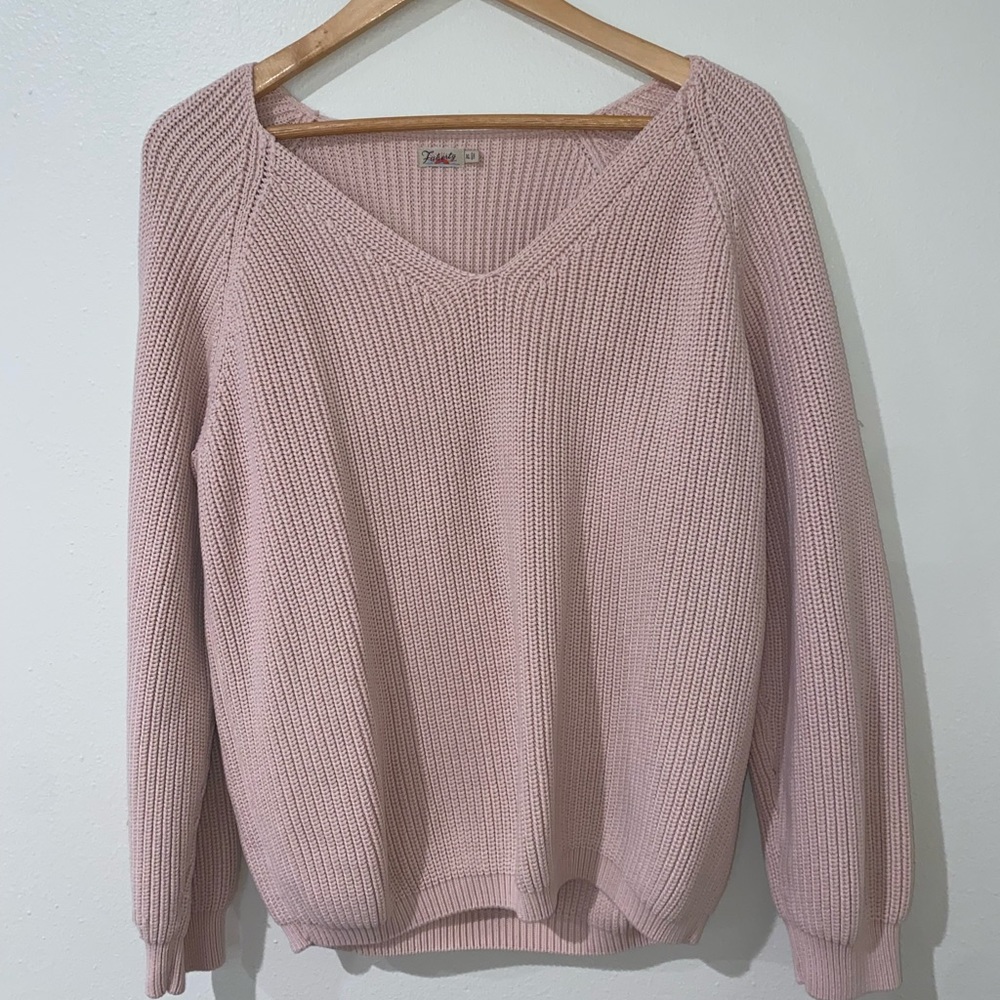 Pink Oversized Sweater